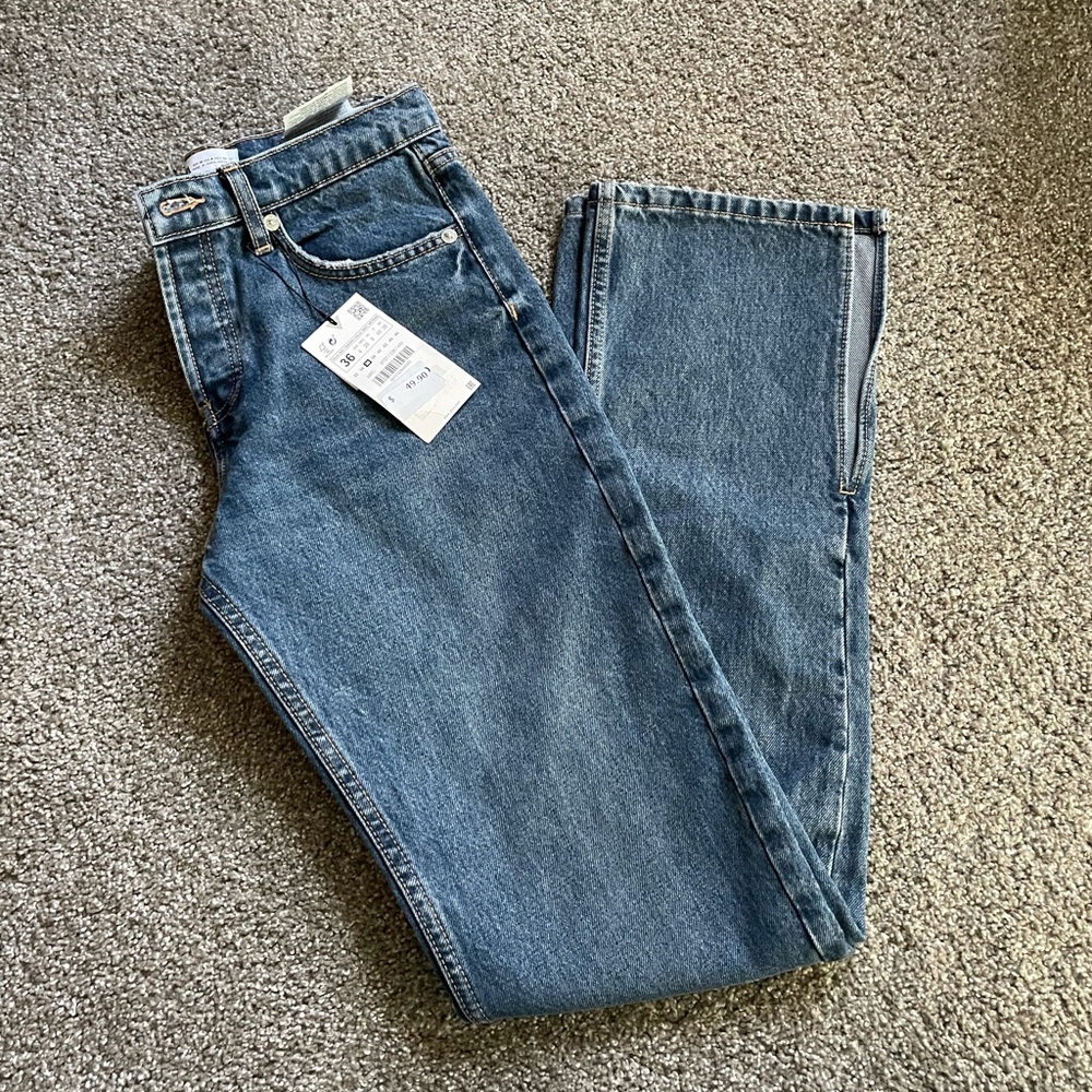 NWT Zara Split leg jeans